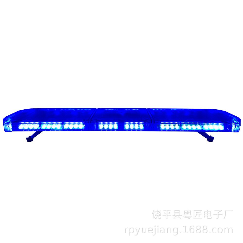 120cm长排警示灯88LED超薄长条爆闪灯88W大功率车顶频闪灯
