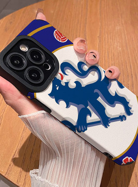 足球切尔西队徽 适用苹果华为iPhone17ProMax手机壳16Pro 15Plus硅胶14防摔13全包12情侣11新款Pura80男女