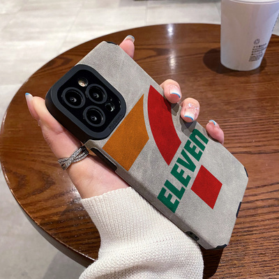 创意数字7英文ELEVEN 适用苹果华为iPhone17ProMax手机壳16Pro翻毛皮15Plus硅胶14新款13全包12情侣11女P80男