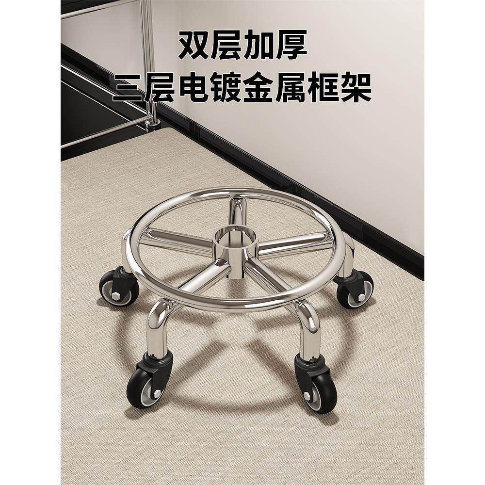 ◇万向轮小椅子家用滑轮矮凳美甲美缝可移动小凳子儿童学步凳小板