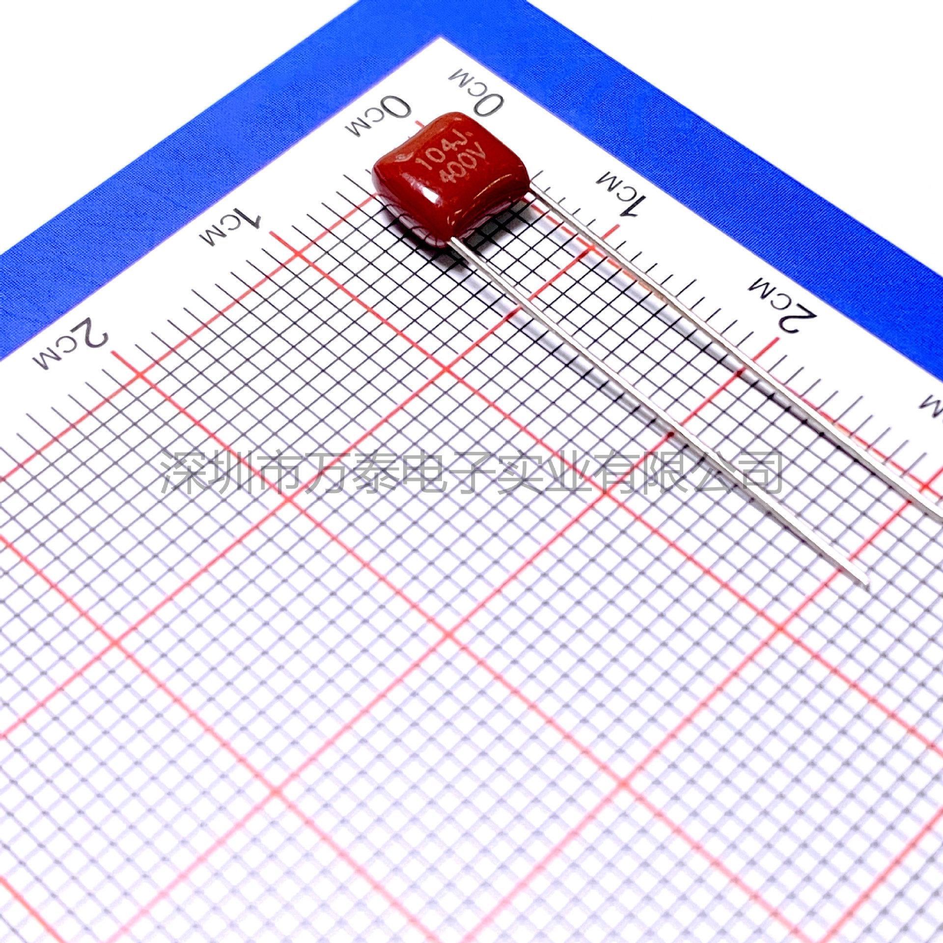 CBB电容CL21400V104J0.1uF100nP=5MM超小体积滤波薄膜电容