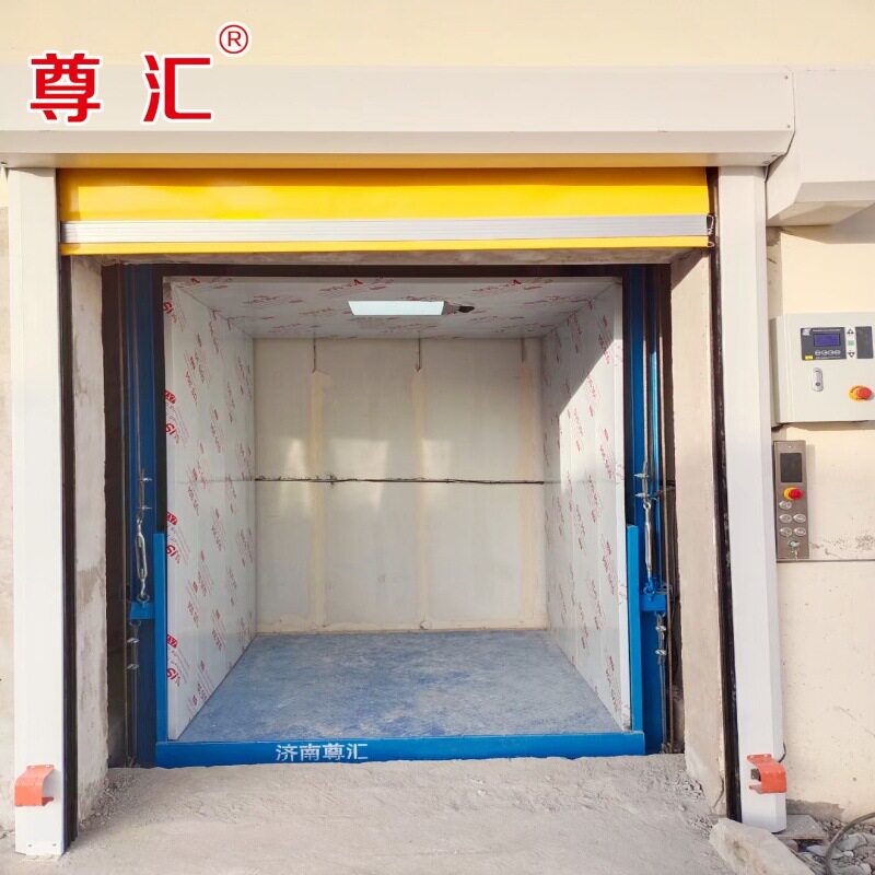 导轨式升降平台厂家直供工厂两吨货梯液压升降机导轨式升降货梯
