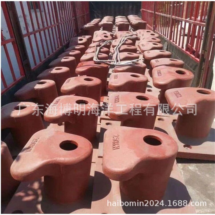 福州市新增250KN可拆卸式系船钩子 厦门拆除1500KN双柱铸钢栓船桩