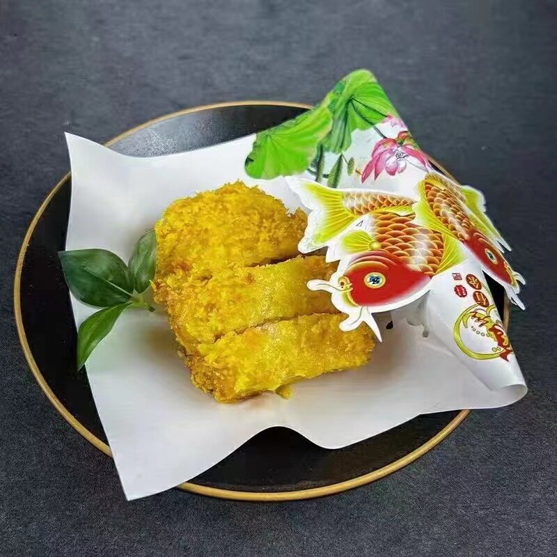 意境菜垫纸3D立体艺术纸冷菜摆盘装饰餐饮酒店盘饰创意纸书法围边