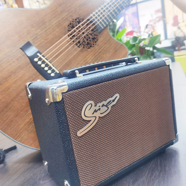 木吉他音箱批发 民谣弹唱音响 充电吉它音箱15W guitar amplifier
