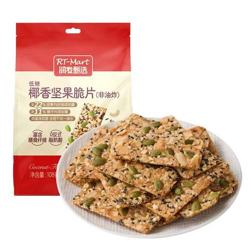 RT-Mart椰香坚果脆片108g