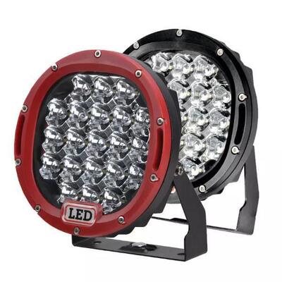105W 7英寸 LED工作灯点波束越野驾驶雾灯红框