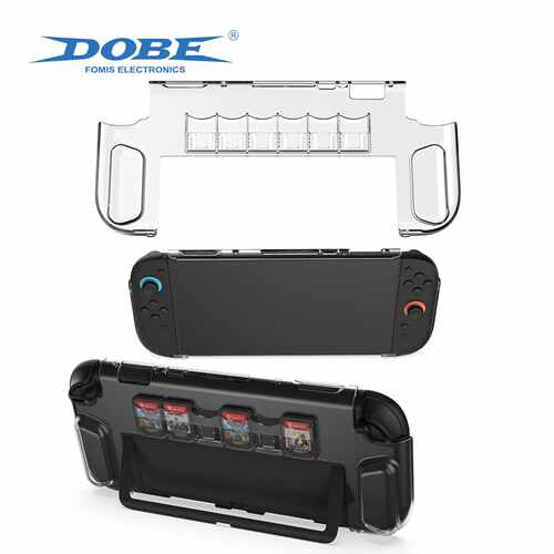 DOBE Switch2主机一体水晶壳NS2保护壳透明壳PC保护硬壳TNS-3155