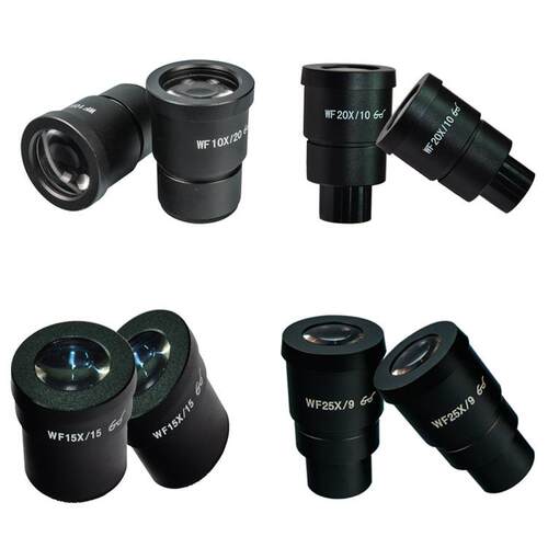 体视显微镜广角目镜大视野高眼点25倍WF25X/9 接口30mm
