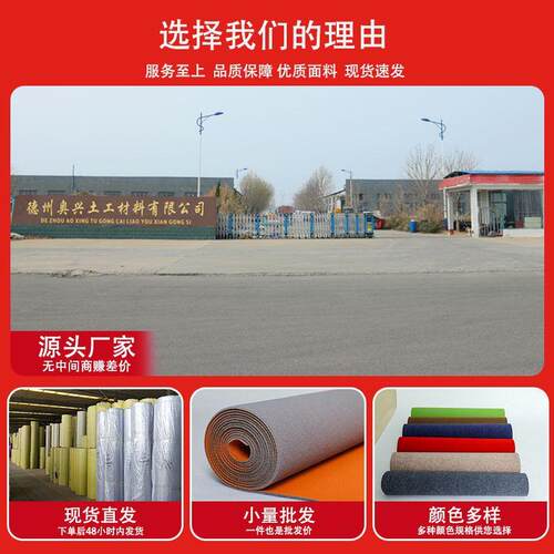 地毯商用大面积满铺地毯客厅卧室加厚防滑复底地毯耐脏易打理