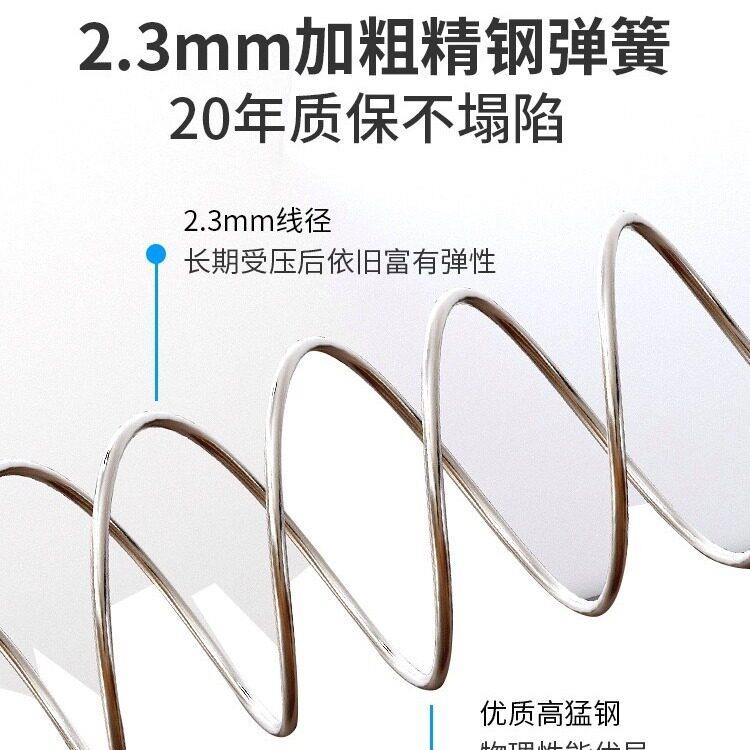 席梦思床垫家用软硬两用20cm厚双人1.8米1.5出租房经济型弹簧床垫