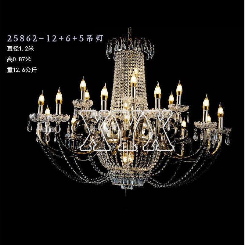新款婚庆道具吊顶水晶灯婚礼舞台装饰挂顶吊灯水晶珠链吊灯