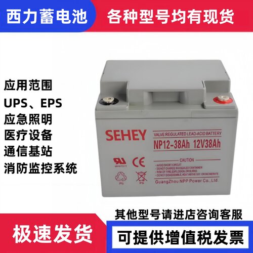 SEHEY西力12V应急电源蓄电池