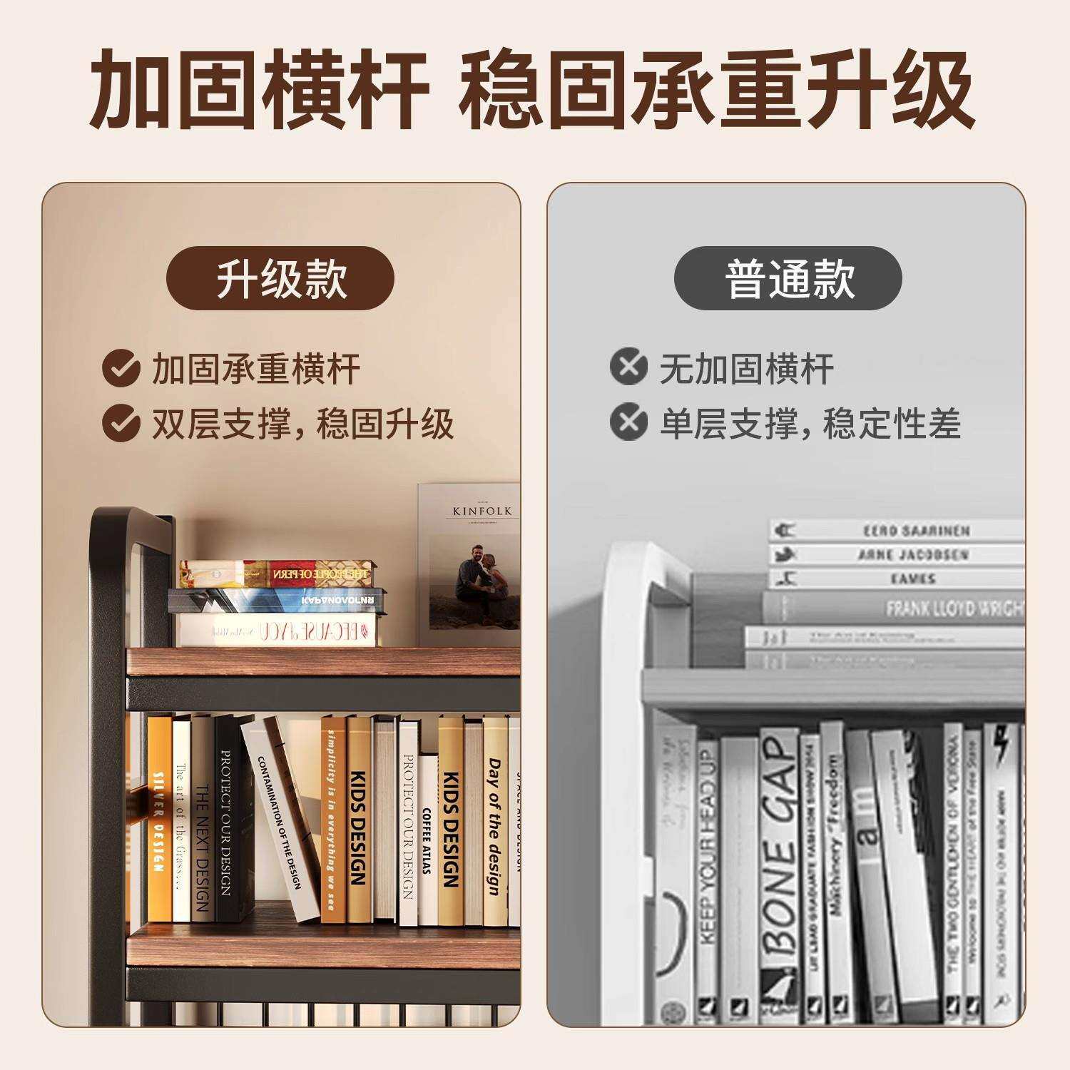新款洞洞收纳桌面电脑桌置物架桌多层铁艺书架学生书桌办公桌架子