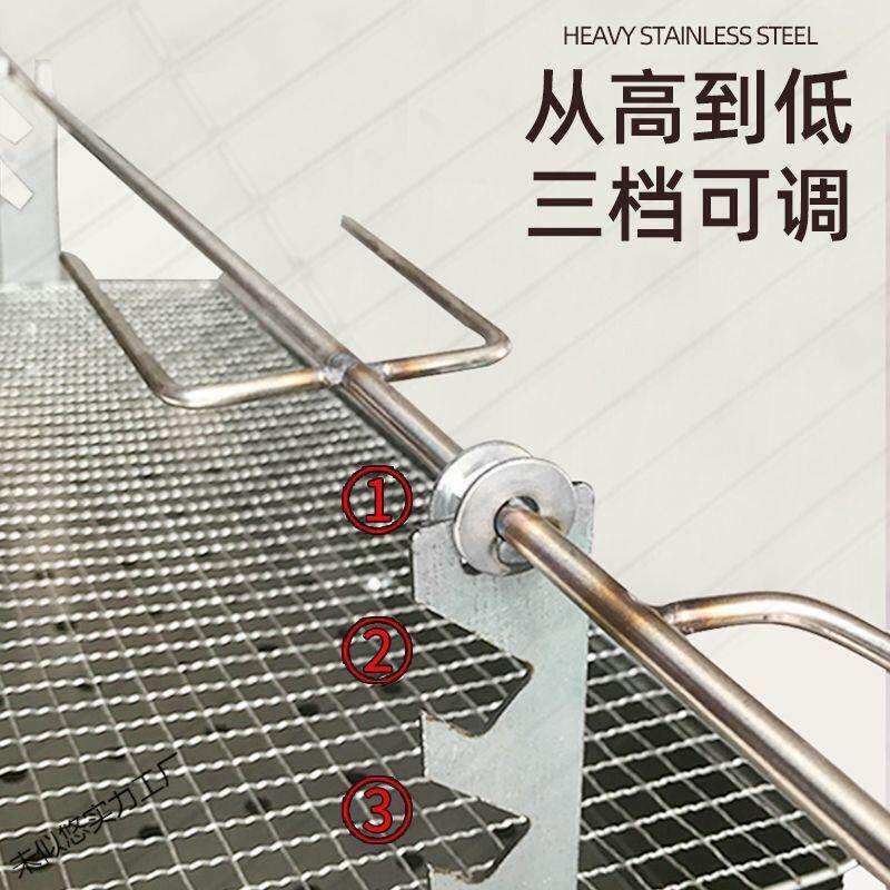 加厚烤羊腿炉子折叠烤肉架户外羊肉串商用碳烤炉羊排鸡兔烧烤架子