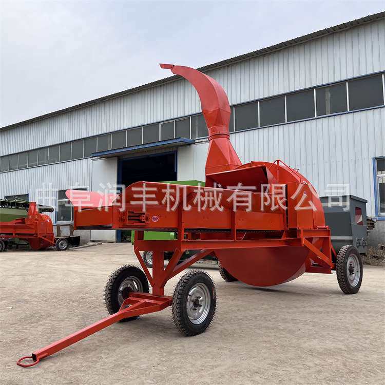 链板式自动进料青储铡草机甜象草牧草揉丝机三相电养殖切碎机