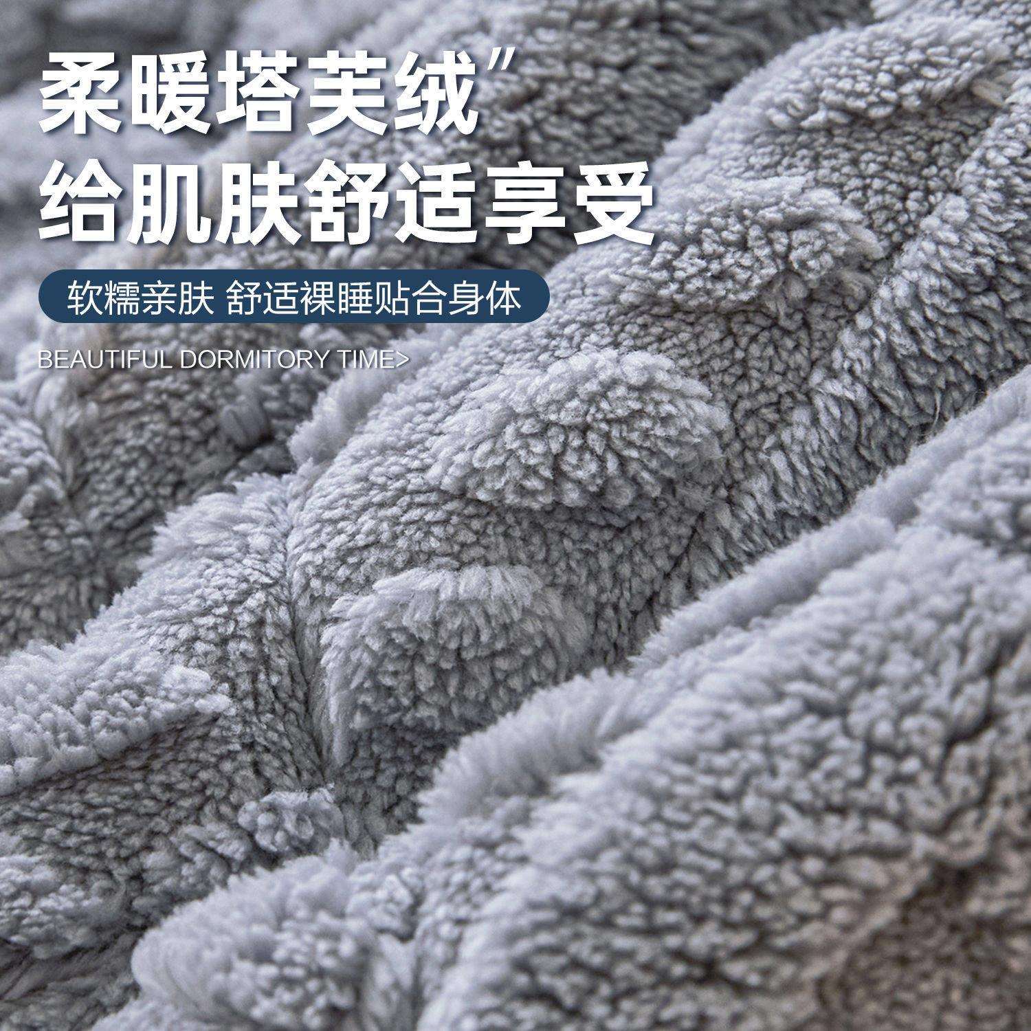 秋冬加厚塔芙绒床褥软垫子家用卧室180x200保暖折叠褥子租房专用图片