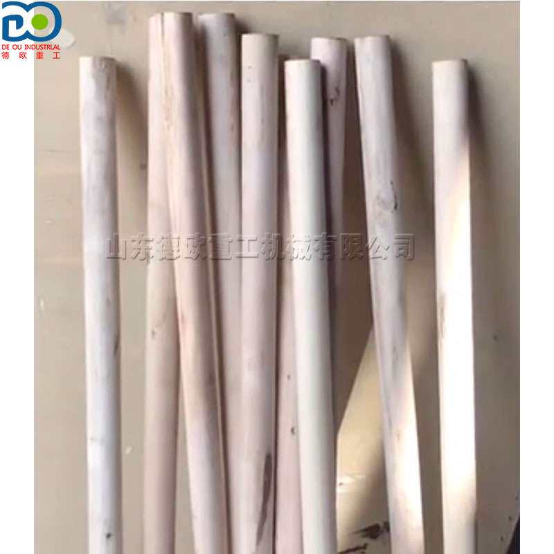 楼梯扶手圆木棒成型设备 方形棍子加工机器 铁锹木杆圆棒机