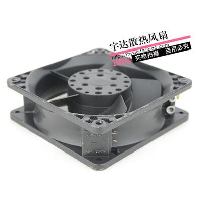 德国PAPST 12038 12CM 全金属耐高温 220V交流散热风扇 TYP4650N