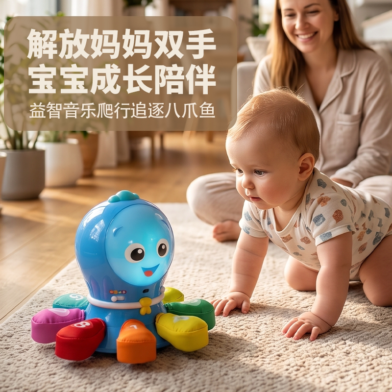 美国小小爱因斯坦八爪鱼早教玩具