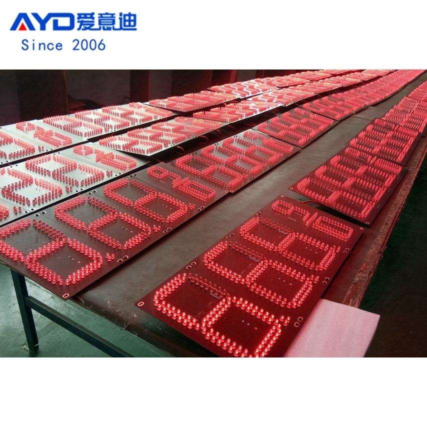 LED数字价格牌超高亮户外中石油加油站灯箱数字厂家供货商