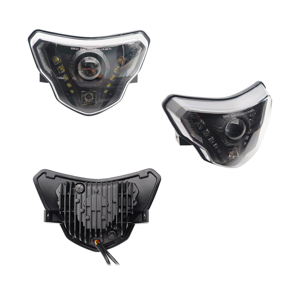 适用bmwg310gsg310r改装led大灯远近光高散热铝体总成B款
