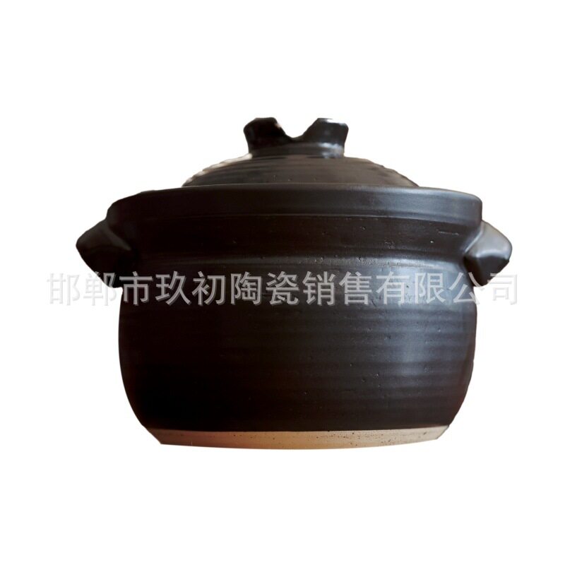 三合炊沙锅火锅老式陶土砂锅传统广式煲仔饭陶土手工陶土砂锅焖米