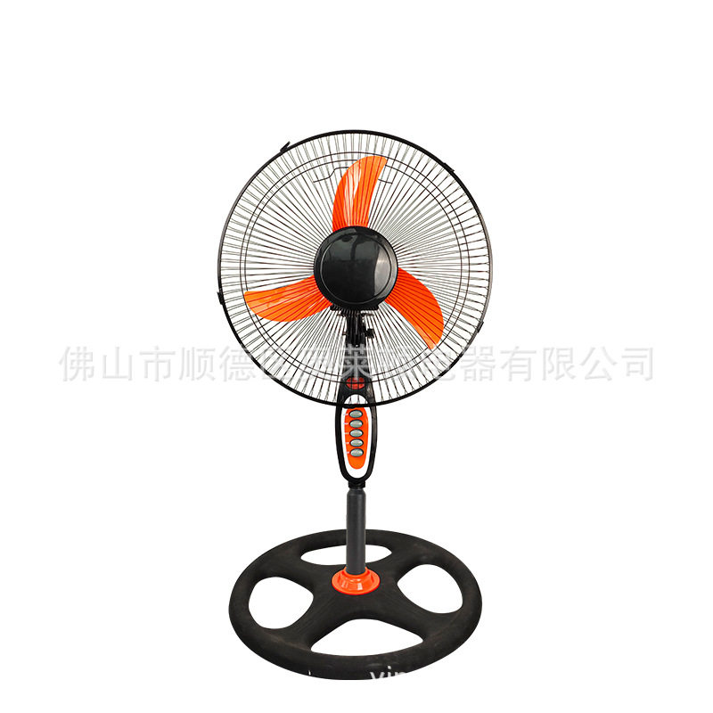 源头工厂3合1家用立式风扇3叶4孔圆形底座电风扇