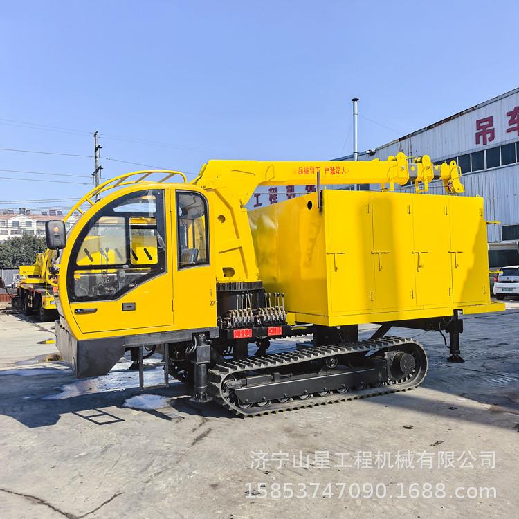 管道工程可吊重发电车履带移动应急供电站隧道施工多用途随车吊机