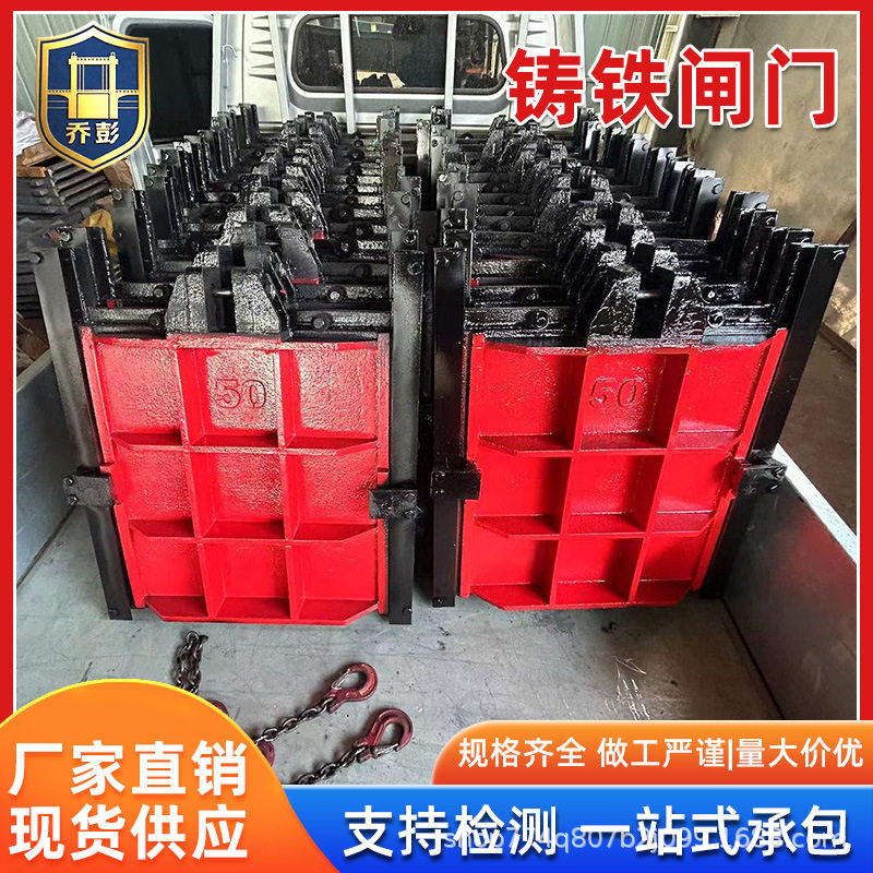 镶铜铸铁闸门圆形附壁式河渠水库启闭机机闸手电一体式电动启闭机