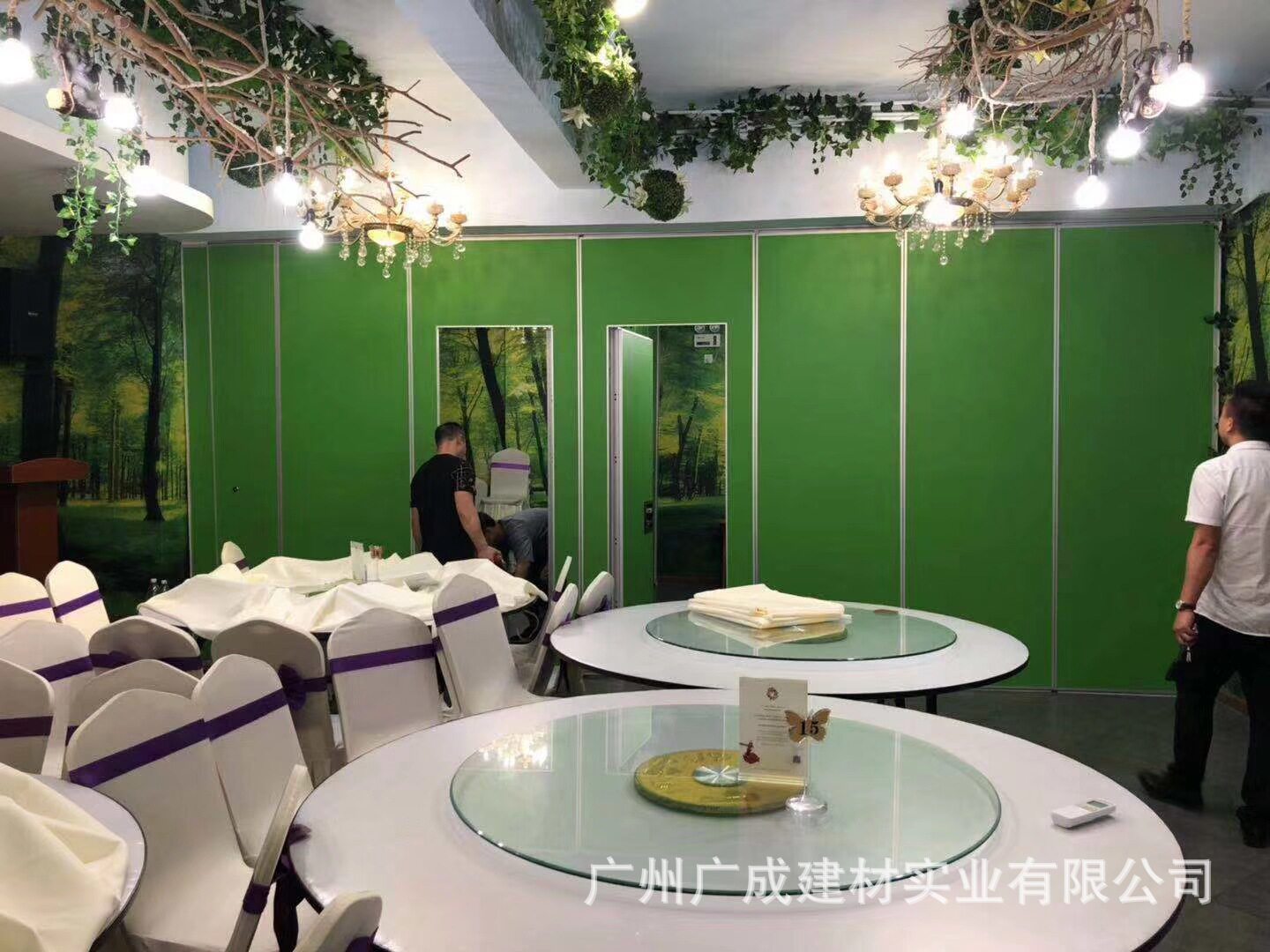 活动隔断餐厅推拉隔音墙会议室屏风墙酒店移动折叠门办公室隔断墙