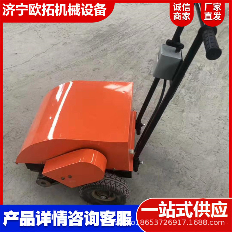 手推式除锈机小型电动彩钢瓦除锈钢板钢管槽钢打磨抛光去锈机