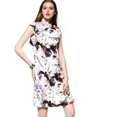 化私人订制 4273夏季 新款 奈昕让您穿着好看个性 改良旗袍式 连衣裙