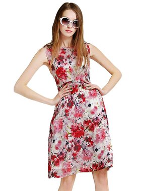 奈昕让您穿着漂亮个性化私人订制 3696 时尚新品max dress复古印