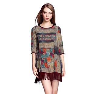 奈昕让您穿着漂亮个性化私人订制 1964穿搭女秋季女新款时尚流苏