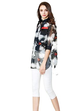 奈昕让您穿着好看个性化私人订制 20819夏季新款韩版方领七分袖网