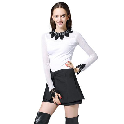 奈昕定制new低调风时装修身毛衣