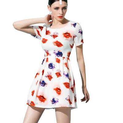 奈昕让您穿着好看个性化私人订制 4350正品通勤显腿长dresses夏新