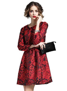 奈昕让您穿着漂亮个性化私人订制 98571 new dress淑女风收腰系带