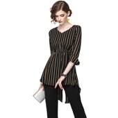 奈昕让您穿着漂亮个性 端庄中年 春款 化私人订制 33838燕尾气质修身