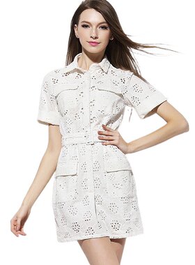 70028 卍卐prom dress奈昕让您穿着漂亮个性化私人订制女装镂空短