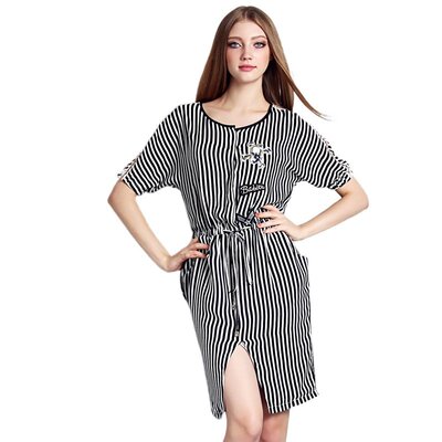 奈昕让您穿着好看个性化私人订制 3813女装正品女装正品新款条纹