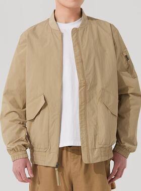 添柏岚棒球服外套男户外上衣登山运动服防风立领飞行夹克A4225DH4