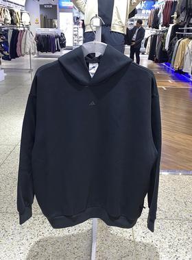 阿迪达斯棉质加绒男士卫衣2025新款潮流高级感男款青少年 JX5597