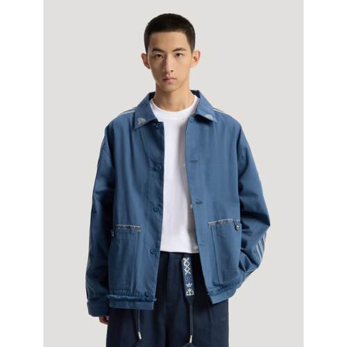 adidas阿迪达斯三叶草Toc Bai男舒适翻领夹克外套KW5673/KW5674