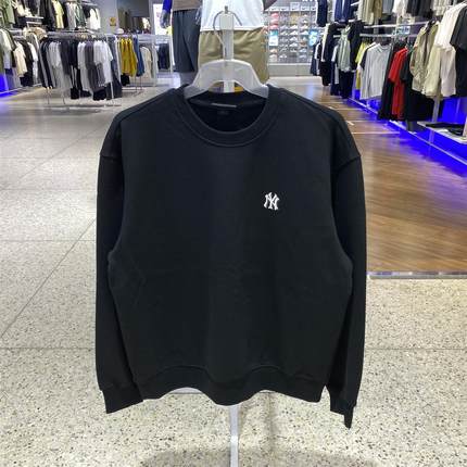 MLB男女款圆领轻便时尚潮流舒适透气百搭运动休闲套头衫3AMTB0154