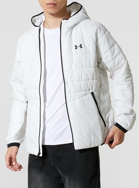 Under Armour安德玛男舒适百搭装棉衣休闲运动服连帽棉服1378494