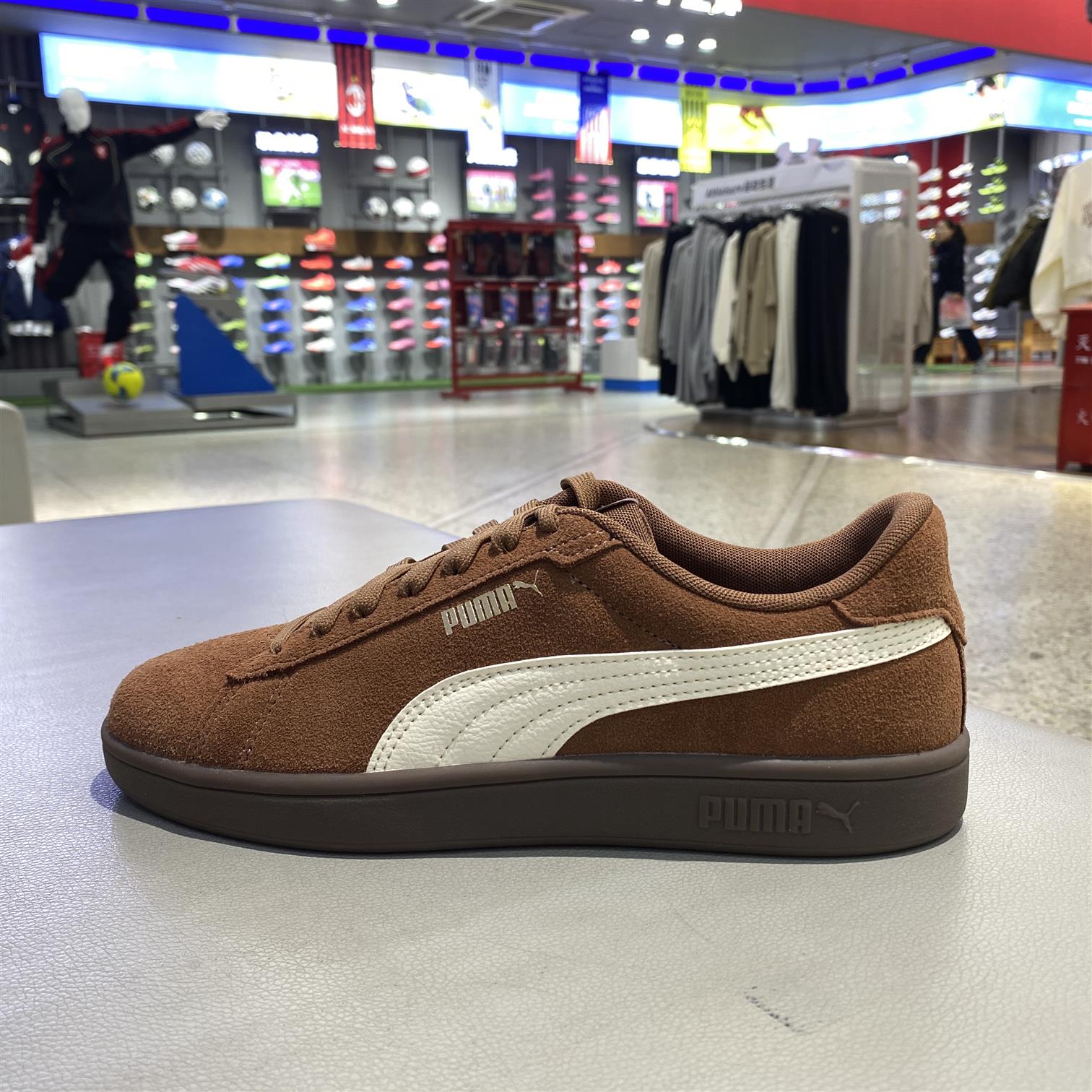 彪马情侣牛皮男士高端休闲鞋2025新款女款超好看板鞋 390984