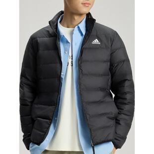 阿迪达斯男羽绒服男冬季轻薄鸭绒户外保暖内胆加厚立领夹克KG3150