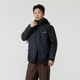 哥伦比亚Columbia男款 舒适百搭摇粒绒三合一冲锋衣保暖外套WE6508